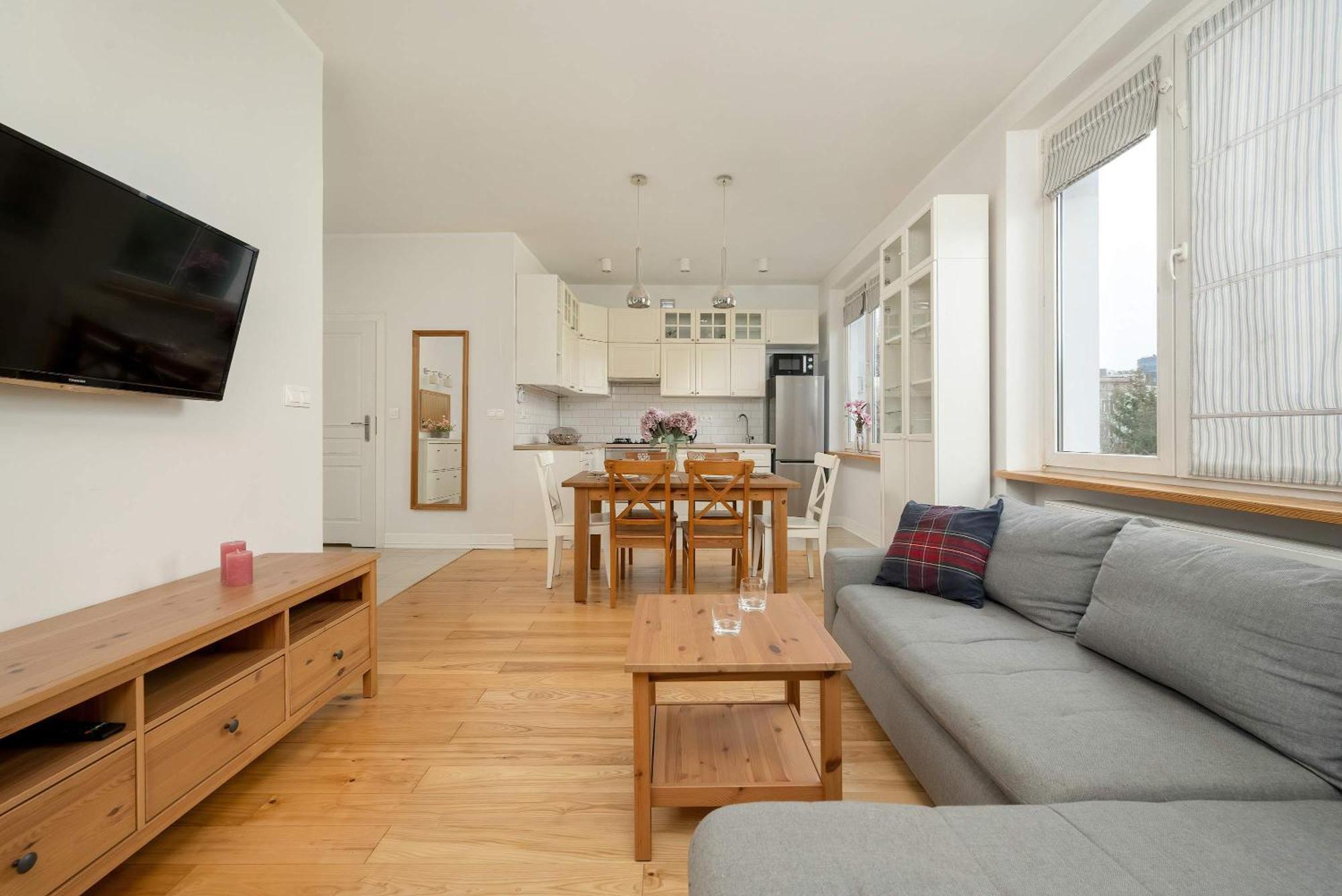 Pawlowa Stylish Apartment With Balcony & Home Office Wroclaw By Noclegi Renters Экстерьер фото